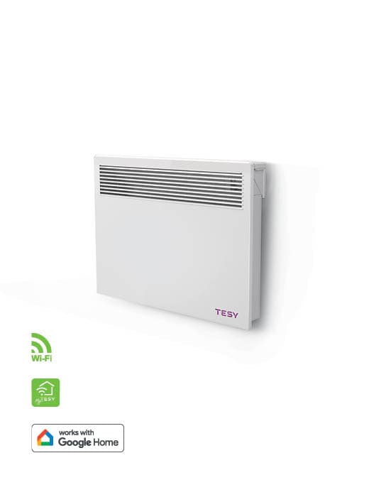 TESY LivEco Cloud CN 051 100 EI Cloud W — стенен конвектор TESY LivEco Cloud 1000 W с Wi-Fi (CN 051 100 EI Cloud W), арт. № 305738