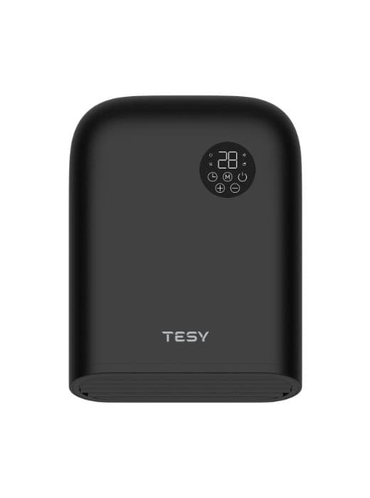 Вентилаторна печка за баня 2000 W черна