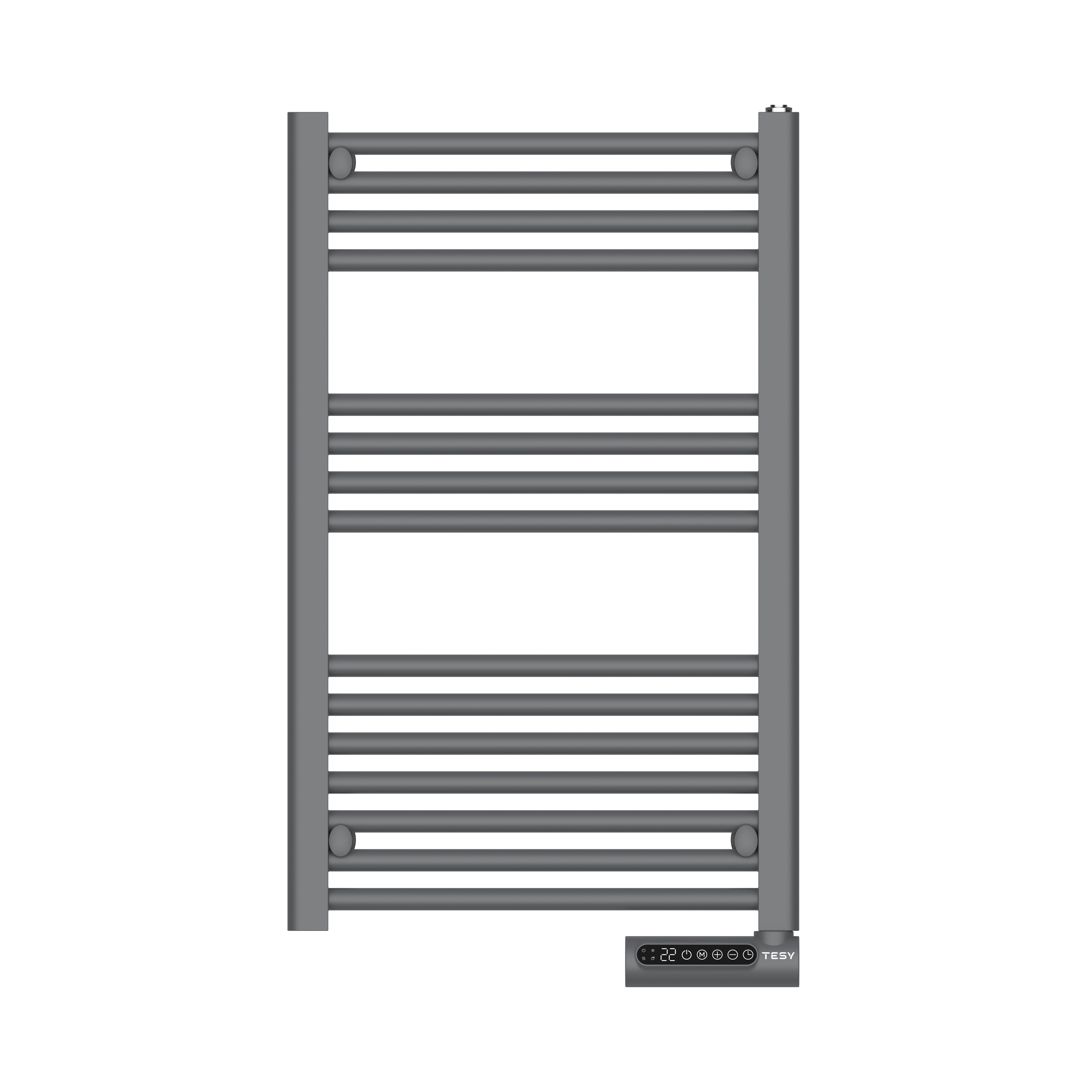 TESY TH 01 500 W G — електрическа лира за баня TESY 500 W, сива (TH 01 500 W G), арт. № 424044
